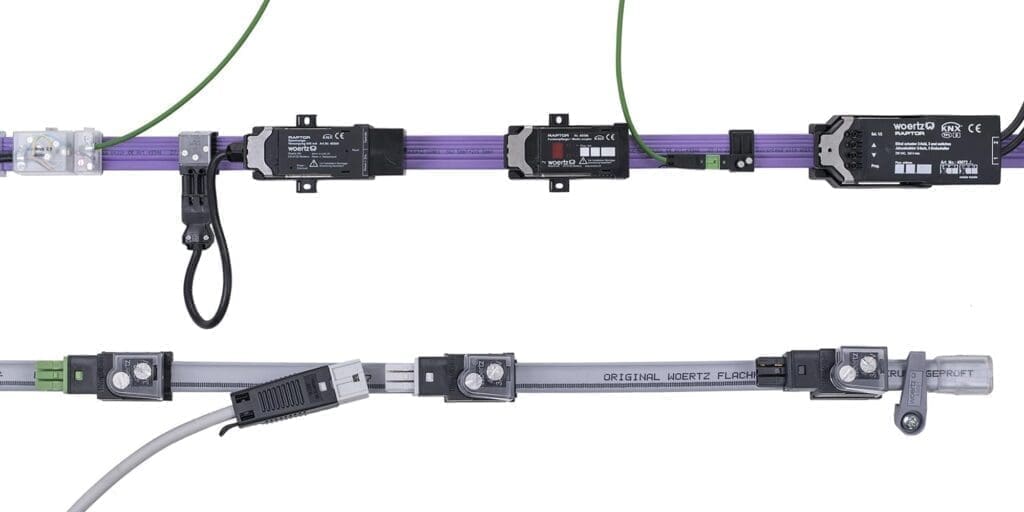 flat wire system actuators knx